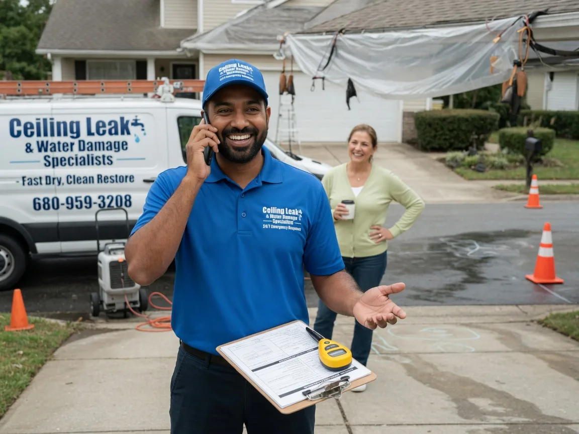 Ceiling Leak Cleanup Portales, NM FAQs